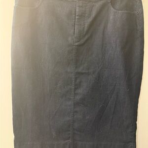 Banana Republic Classic Dark Denim Pencil Skirt